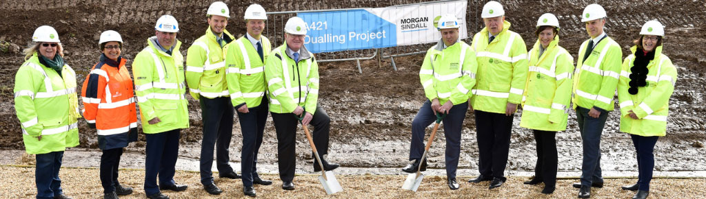 A421 upgrade ground breaking