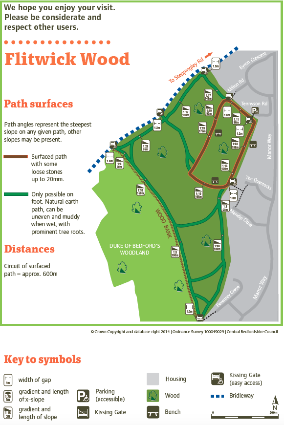 Flitwick Wood large map