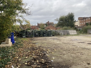 Area 4 land to rear of 40 High Street former cattle market currently used by market traders