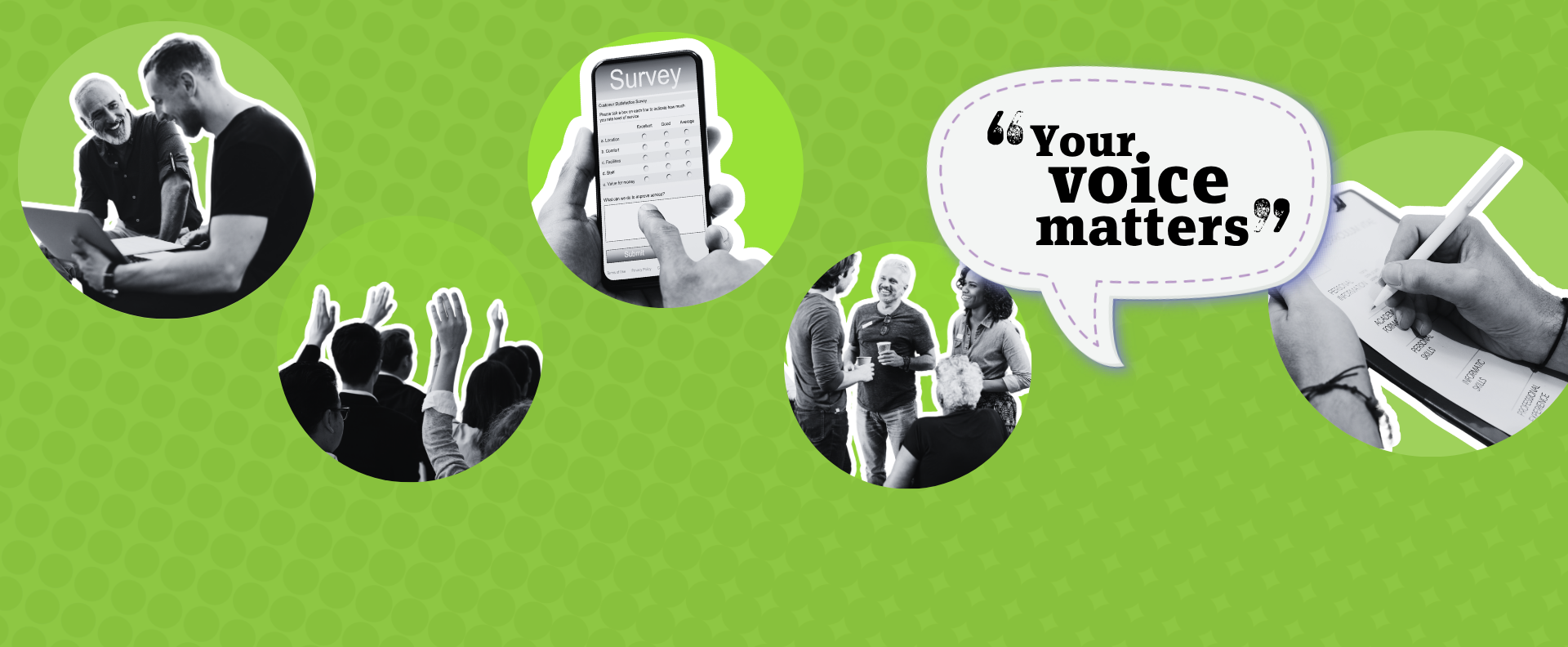 Your voice matters Consultations banner