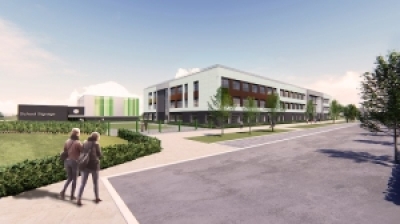 Artists impression of houstone school