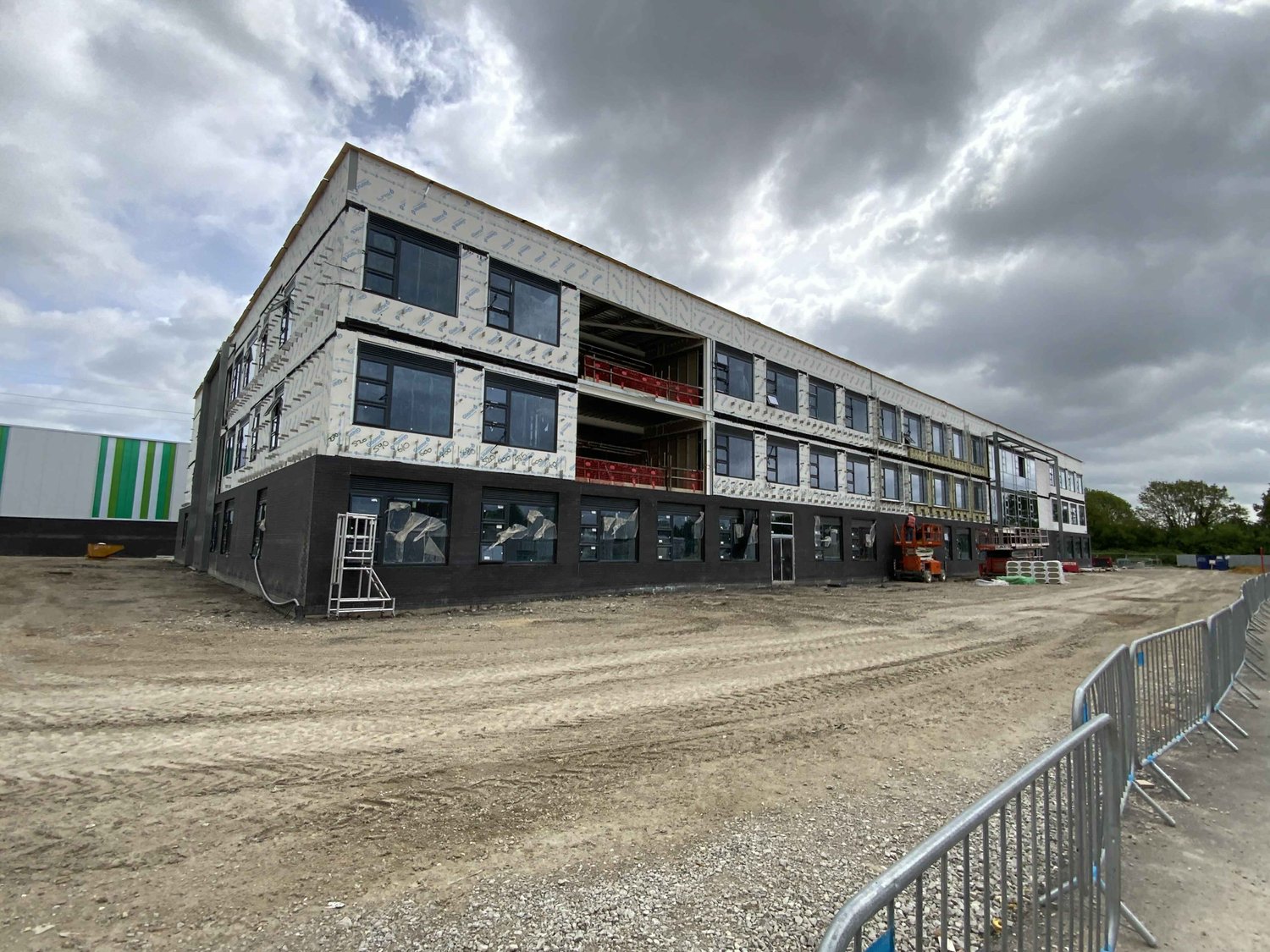 How the Houstone School building looked in May 2022