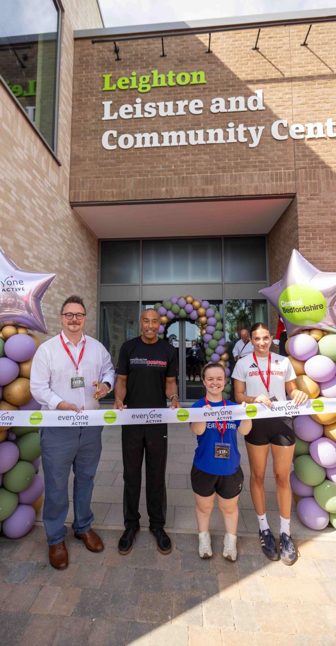olympians opening leisure centre