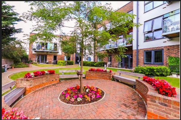 Garden with building