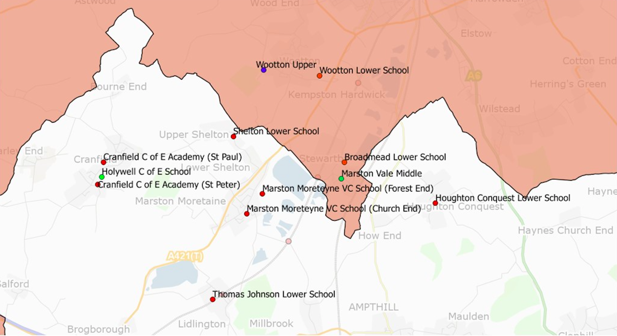 Upper shelton map 2