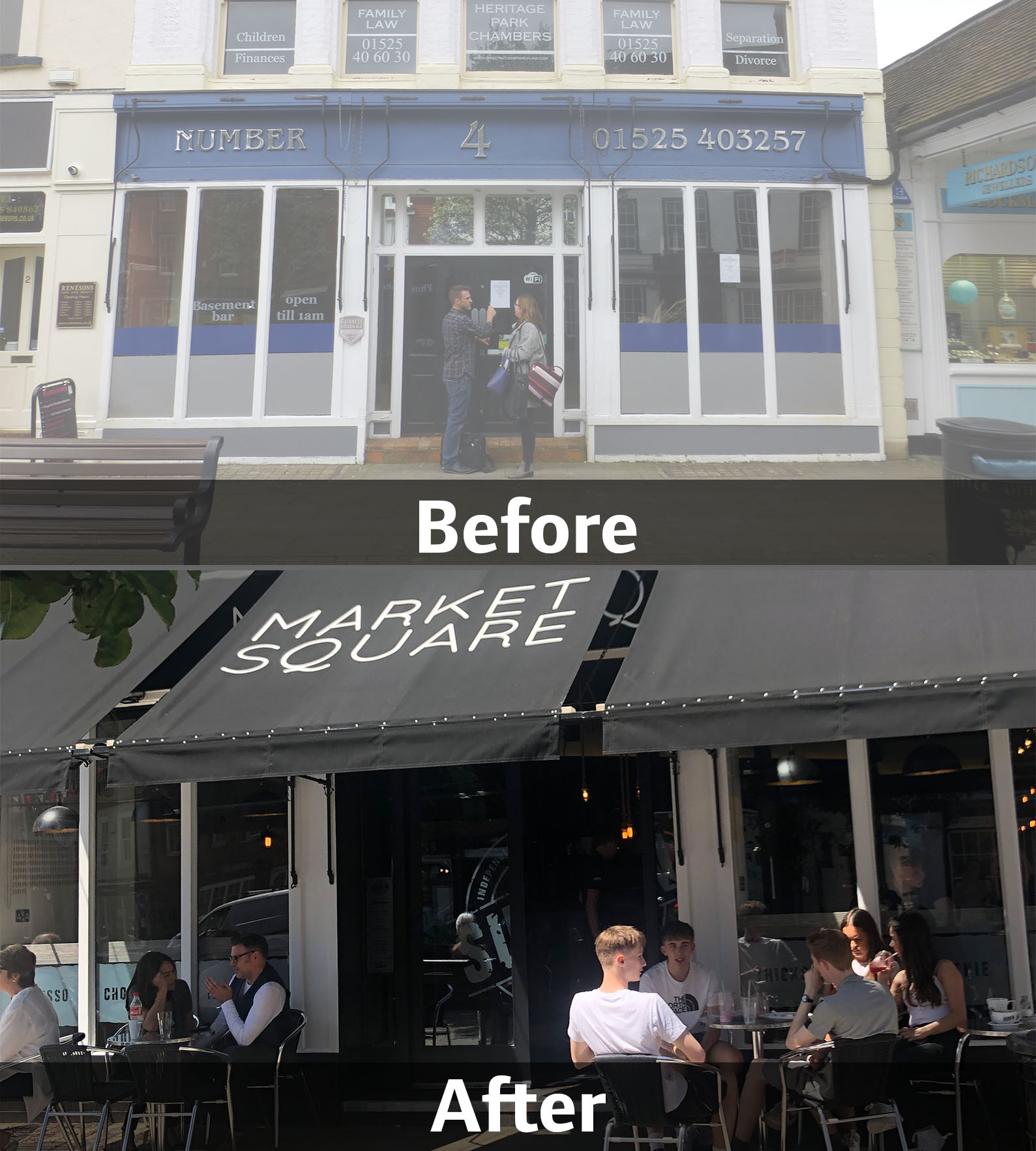 Ampthill market square