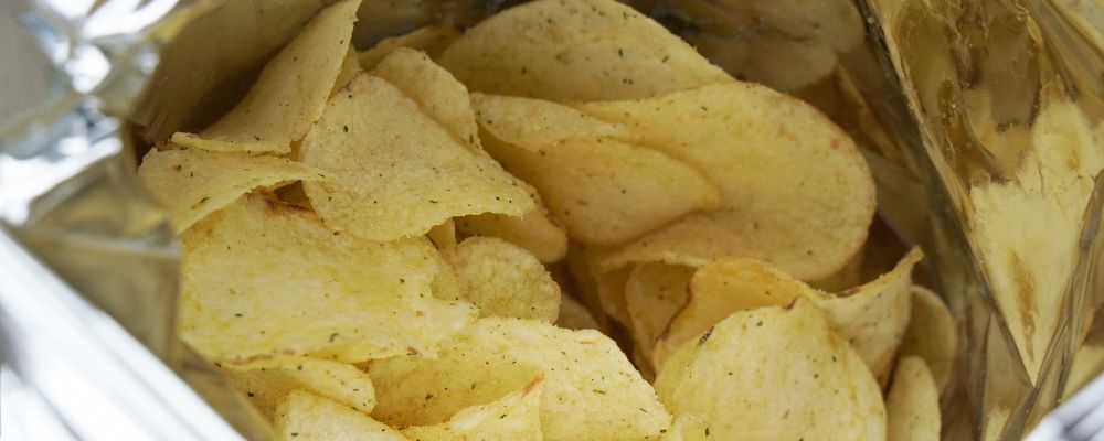 Crisps in a bag