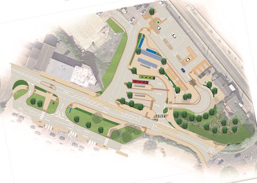 Flitwick interchange layout