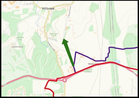 Map: link to Millbrook