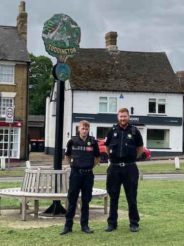 Police patrol from Toddington Action Day 2023