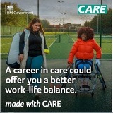 Working in care graphic