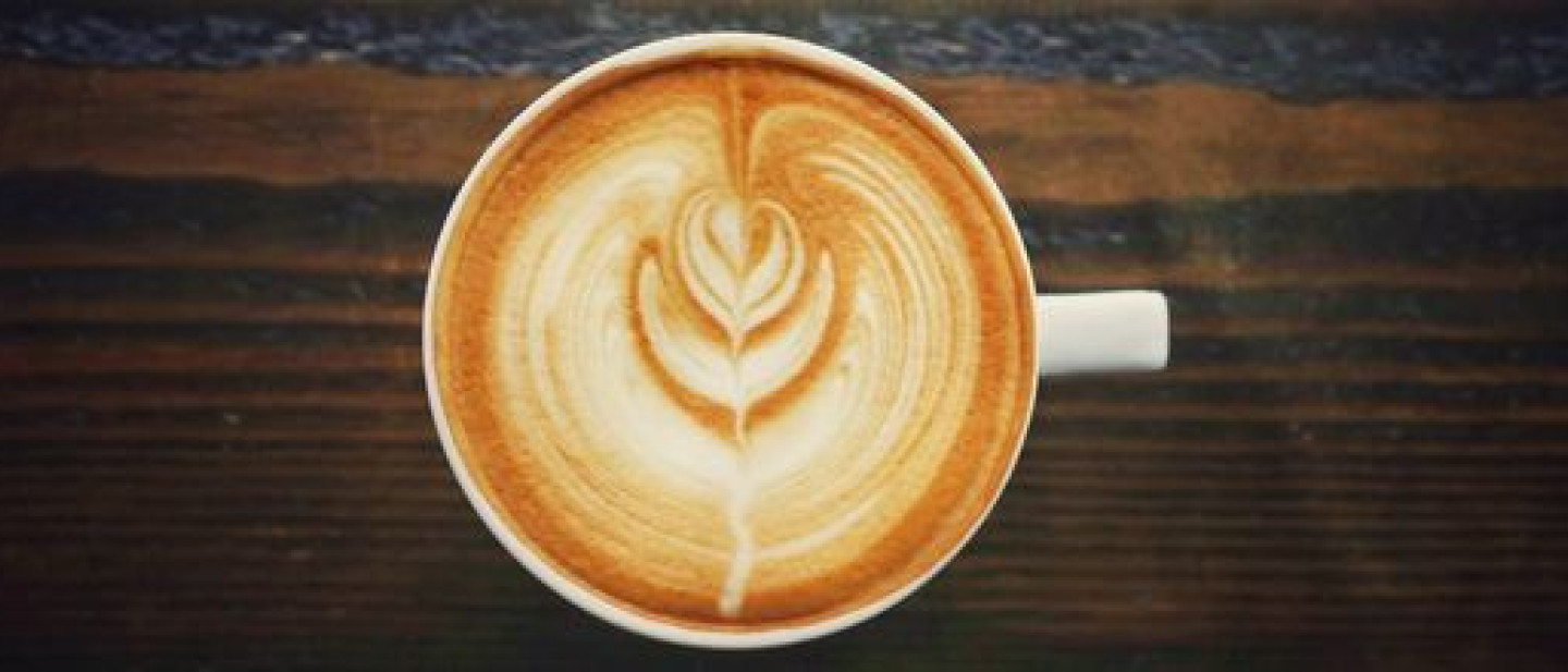 A coffee cup on a table