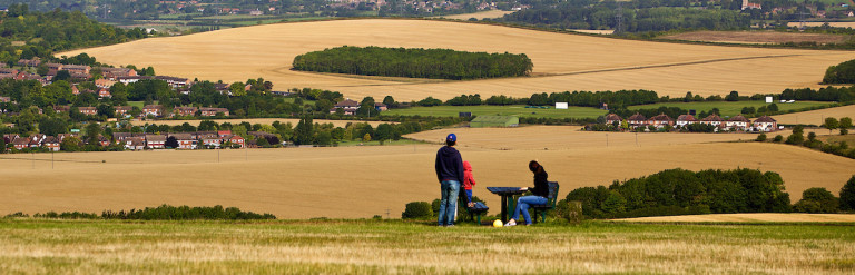 Dunstable Downs from above