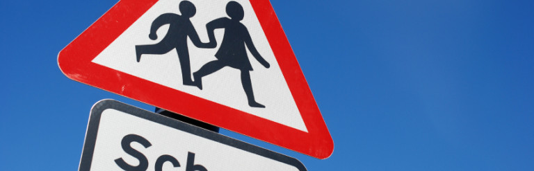 School sign